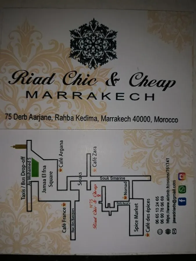 Riad Chic & Cheap Marrakesh Bed & Breakfast
